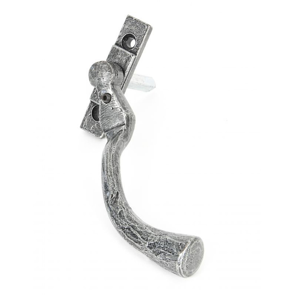 From the Anvil Large Peardrop Espag Window Handle - Pewter (Right Hand)